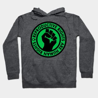 Reproductive Rights are Human Rights (green) Hoodie